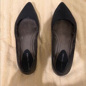 Audrey Brooke Women's Black Pointed Toe Flats